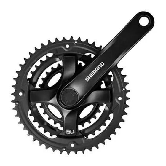 PEDIVELA DIREITO SHIMANO FC-TY501 28/38/48d 170mm (SOMENTE LADO ENGRENAGEM)