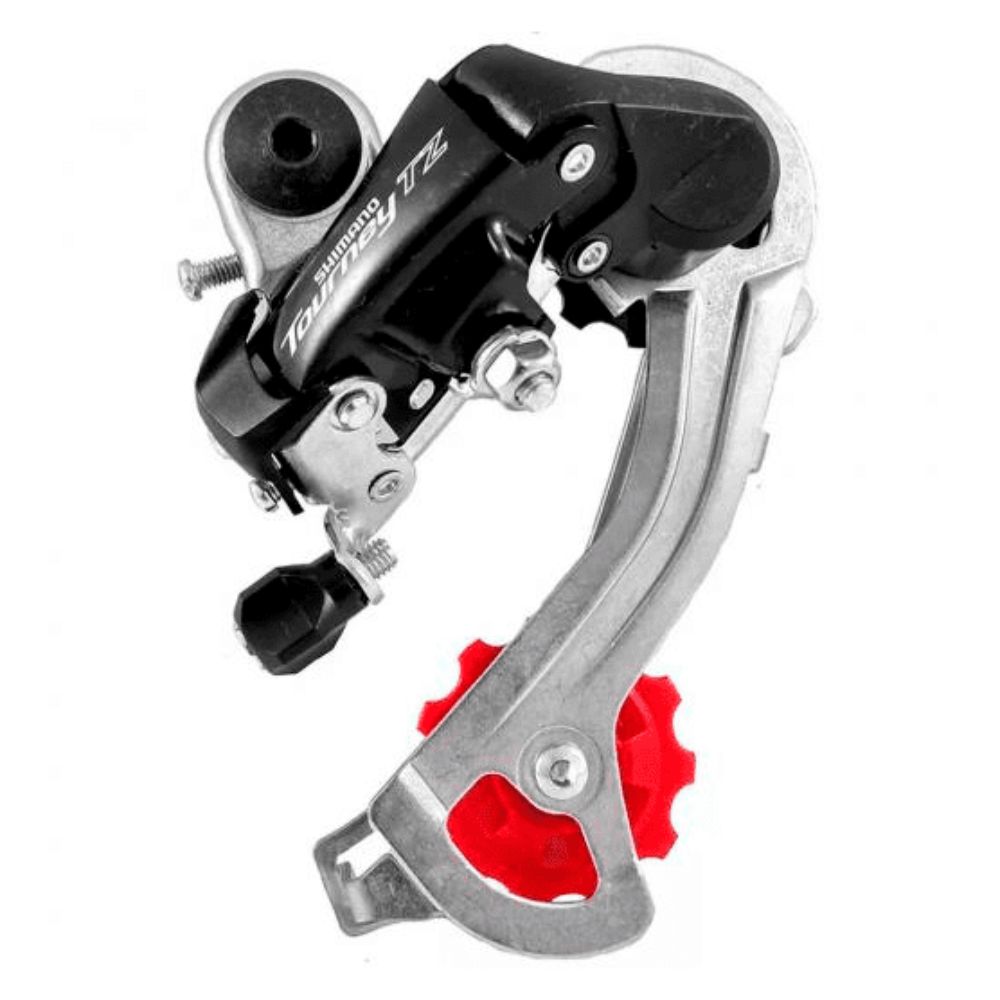 CÂMBIO TRASEIRO SHIMANO TZ400 GS 6/7V (ARDTZ400GSD) - PRETO