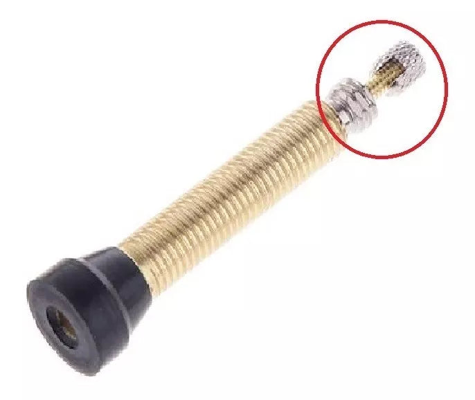NUCLEO DE VALVULA P/ TUBELESS BRUNS KIT 5 UNIDADES