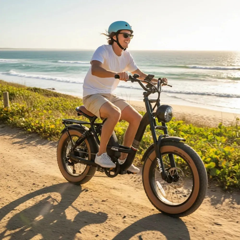 BICICLETA ELÉTRICA RAVA E-PULSE ALLOY 48V ARO 20 750W