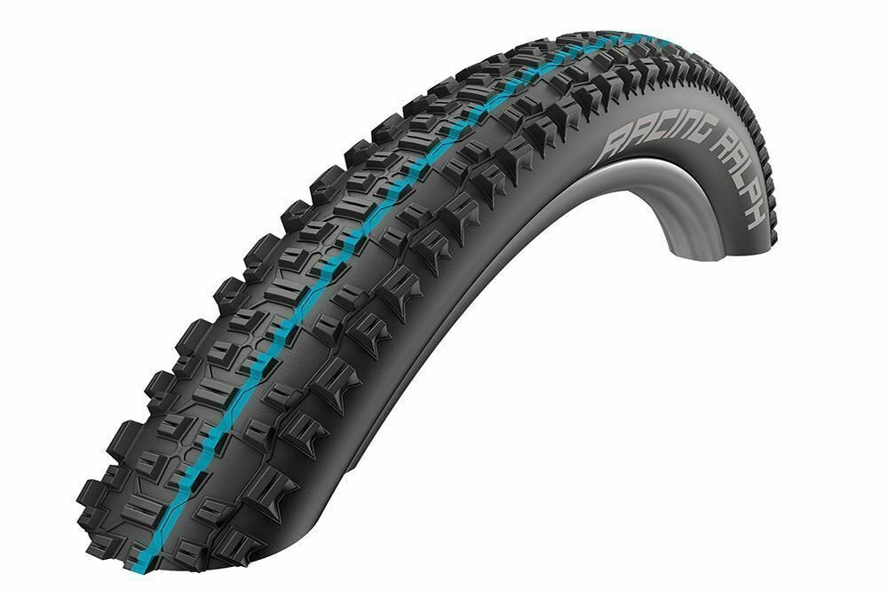 PNEU 27.5X2.25 SCHWALBE RACING RALPH SNAKESKIN ADDIX GRIP - PRETO/AZUL