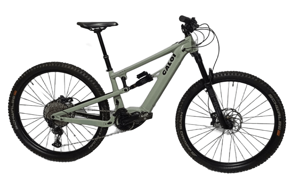 BICICLETA 29 CALOI E VIBE PRO FS ELETRICA SHIMANO SLX USADA TAMANHO S-15