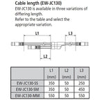 CABO JUNÇÃO SHIMANO ULTEGRA EW-JC130 Y- Di2 350x50x250