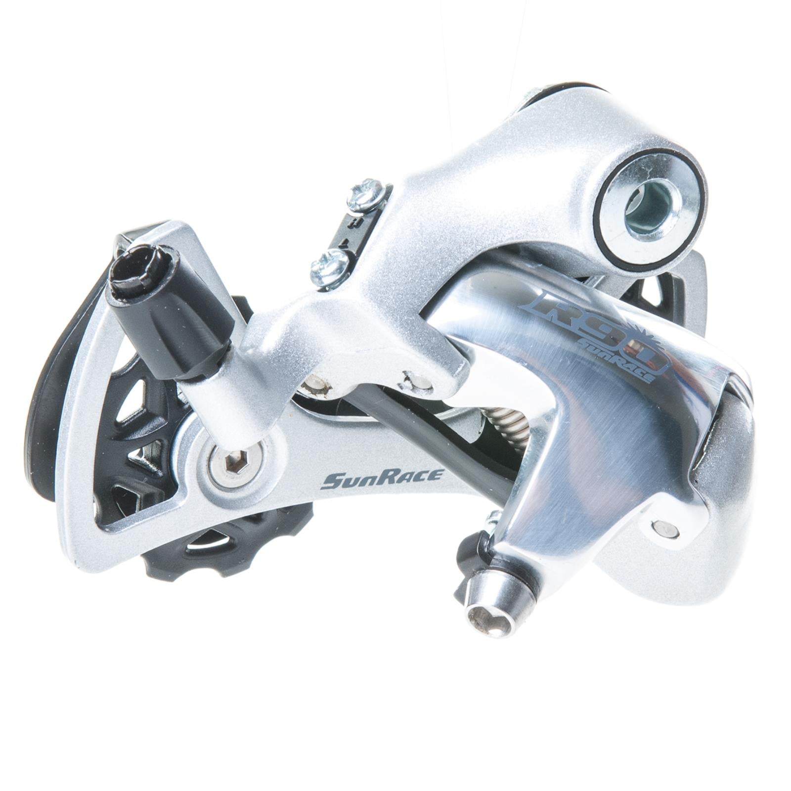 CÂMBIO TRASEIRO SUN RACE R91, POLIDO, P/ 9V ROAD/SPEED - PRATA - 9v