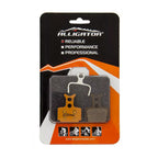 PASTILHA FREIO DISCO ALLIGATOR ORG. FORMULA MEGA/THE ONE/R1/RO/RX/T1/R1 RACING E RR COM MOLA (PAR - LARANJA