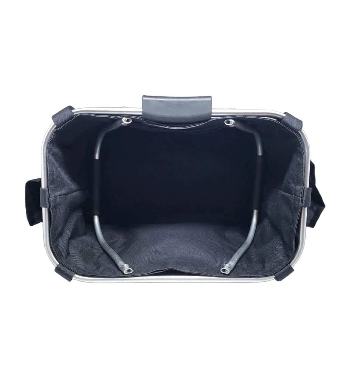 CESTA ELLEVEN BOLSA LONA/ALUM 35X26,5X28CM ALÇA P/ GARRAFA - PRETO
