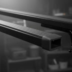 RACK DE TETO LONG LIFE AÇO P/ FURGÕES E VANS FURA TETO - BARRA 1400 MM MERCEDES VITA (VAN1.4) - PRETO