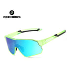 OCULOS CICLISMO ROCKBROS SP314 POLARIZADO MTB ROAD VERDE
