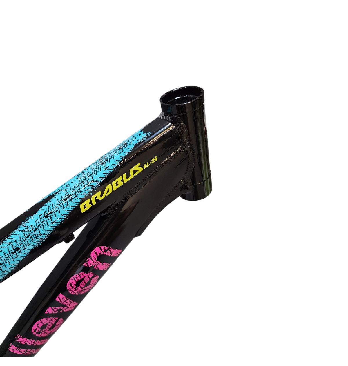 QUADRO ELLEVEN BRABUS FREERIDE 26X13,5 PRETO/ROSA/AZUL