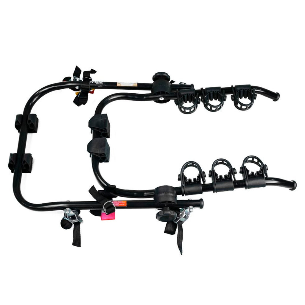 TRANSBIKE TRIZ CARD AÇO PARA PORTA MALAS C/ SEPARADOR P/ 3 BIKES