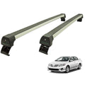 RACK DE TETO LONG LIFE SPORT ALUM. P/ TOYOTA COROLLA 2009-2014 (ACr9) - PRATA