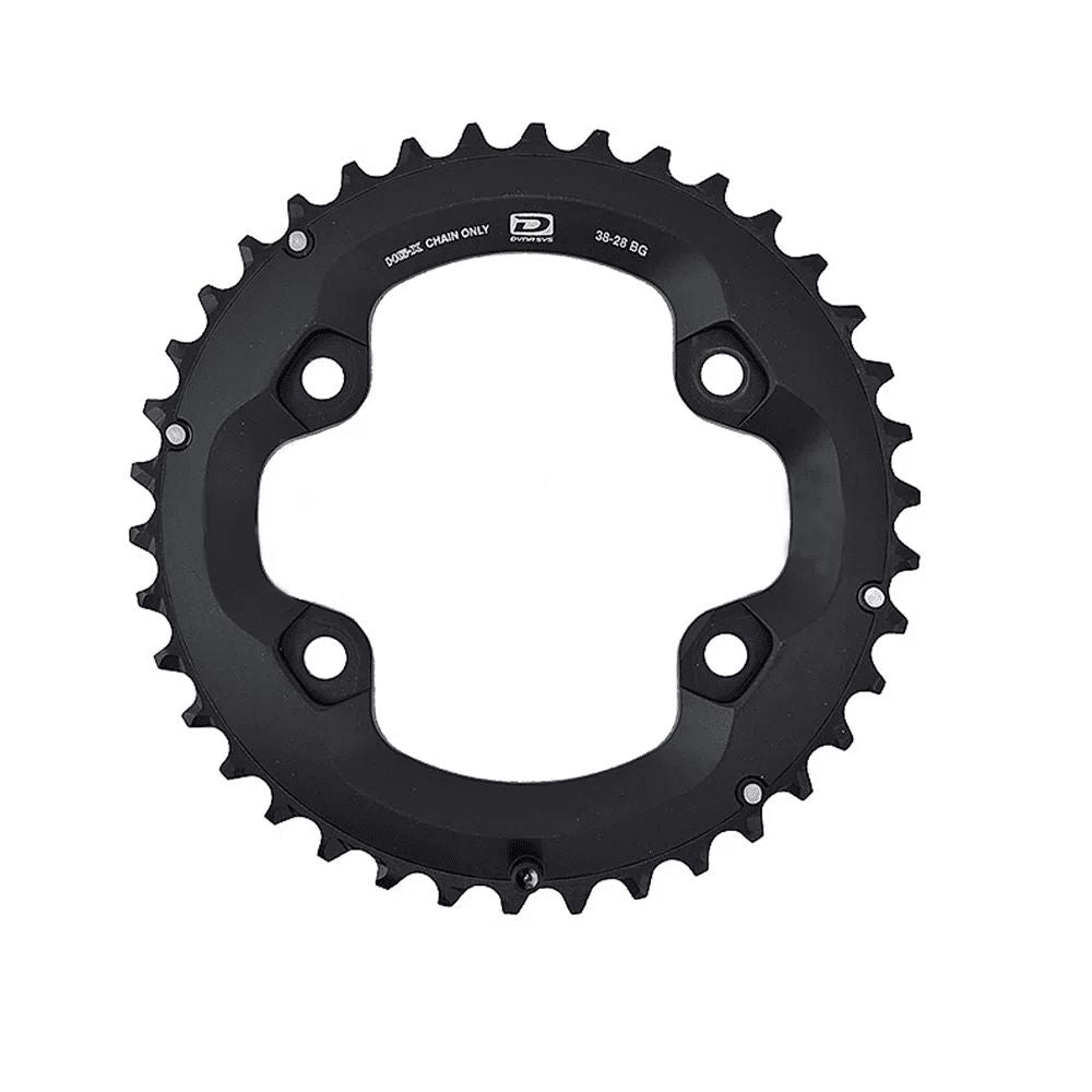 COROA 38D SHIMANO DEORE M6000 10 VELOCIDADES (Y1WD98030) - PRETO