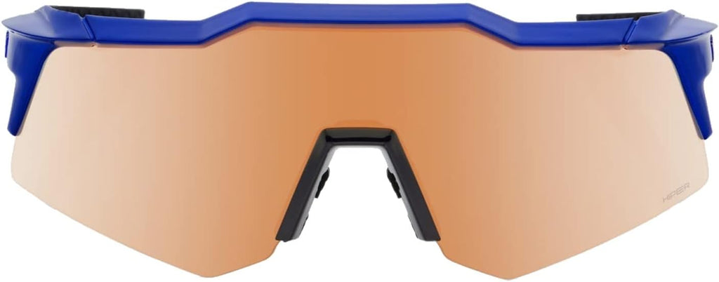 OCULOS 100% SPEEDCRAFT XS - GLOSS COBALT BLUE - HIPER COPPER MIRROR LENS