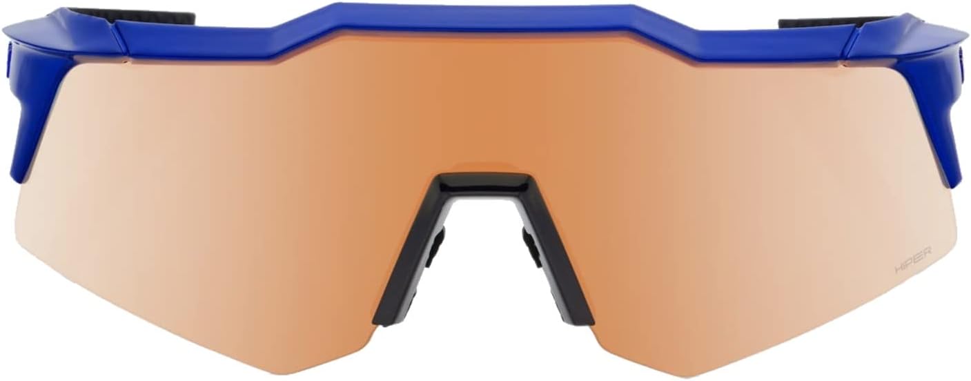 OCULOS 100% SPEEDCRAFT XS - GLOSS COBALT BLUE - HIPER COPPER MIRROR LENS