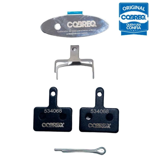 PASTILHA DE FREIO CERAMICA COBREQ P/ SHIMANO Deore