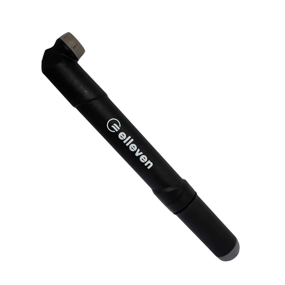 BOMBA ELLEVEN MINI PLÁSTICA ECO COM SUPORTE (80PSI) - PRETO