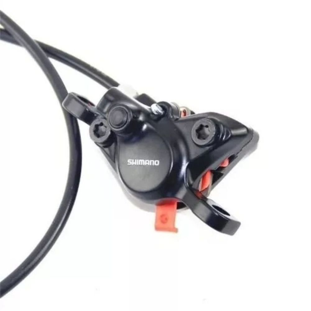 KIT FREIO DISCO SHIMANO HIDRÁULICO MT200 (PAR) - PRETO