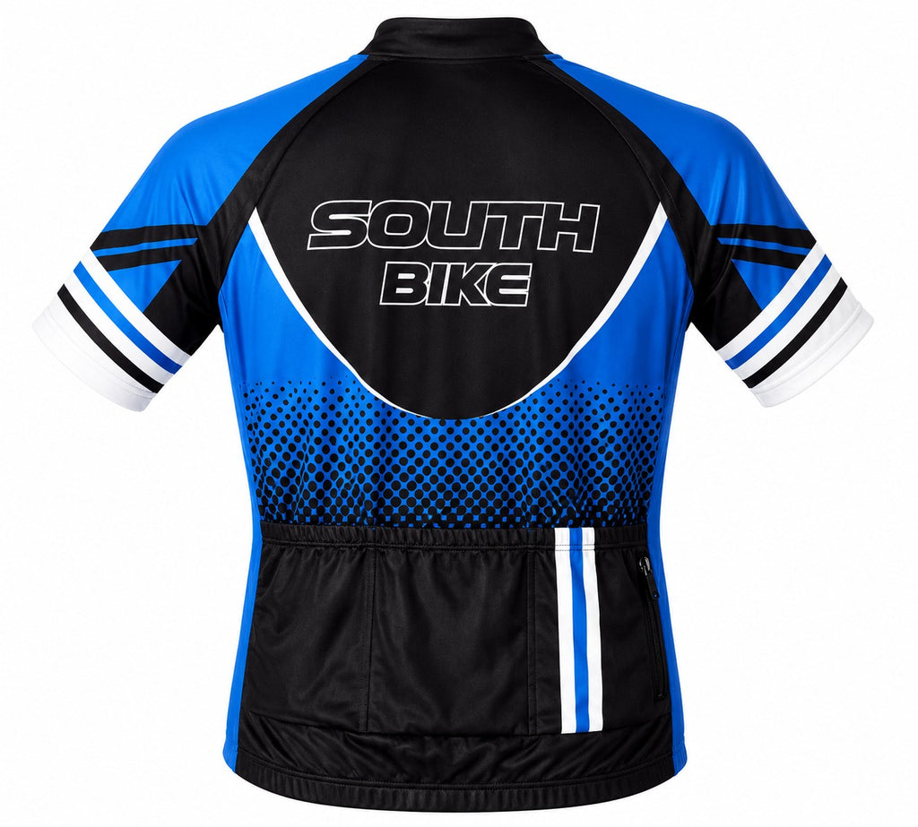 Camisa Ciclismo Refactor South Preto/Azul/Branco