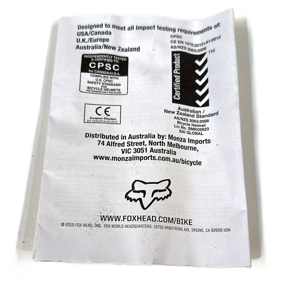 JOGO DE ESPUMAS PARA FORRO DE CAPACETE FOX FLUX ORIGINAL - PRETO XS/S