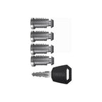 FECHO PARA RACK DE TETO THULE ONE-KEY SYSTEM 4 CILINDROS (544) - PRETO