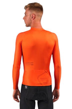 CAMISA DE CICLISMO FREE FORCE MASCULINA MANGA LONGA TRAINING ORANGISH 2024
