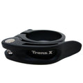 ABRAÇADEIRA DE QUADRO TRANZX COM BLOCAGEM 34,9mm - PRETO