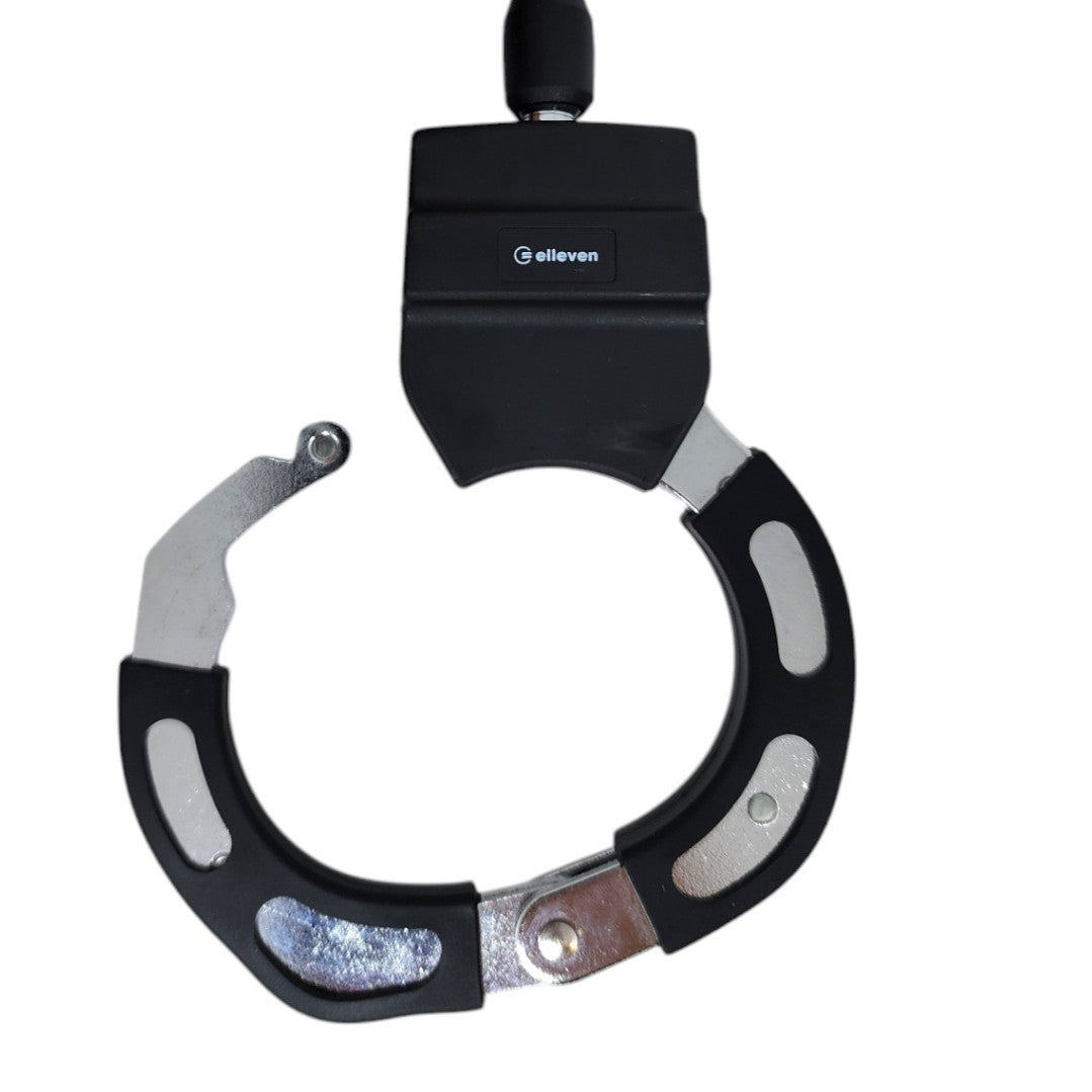 CADEADO ELLEVEN ESPIRAL ALGEMA COM CHAVE 8MM X 1000MM PRETO