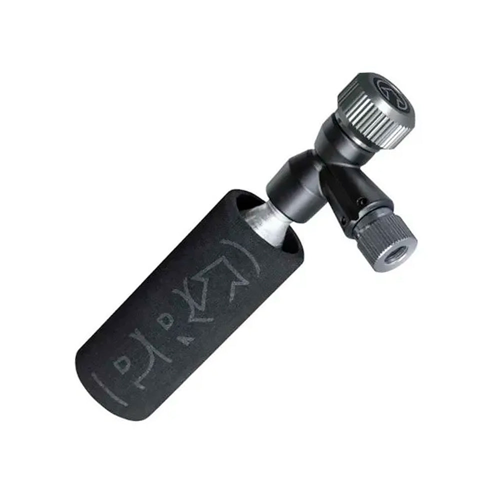 BOMBA PRO TEAM C/ REGULADOR DE CO2 E REFIL 25G - PRETO