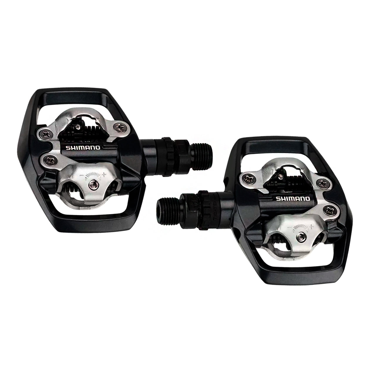 PEDAL 9/16 CLIP PLATAFORMA SHIMANO ED500 COM TAQUINHO - PRETO