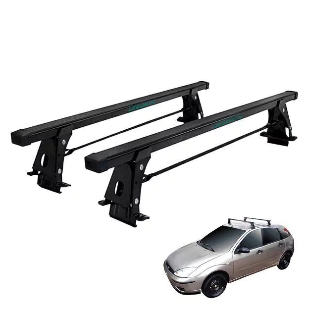 RACK DE TETO LONG LIFE AÇO P/ FOCUS HATCH E SEDAN (ATÉ 2009) (FCHS) - PRETO