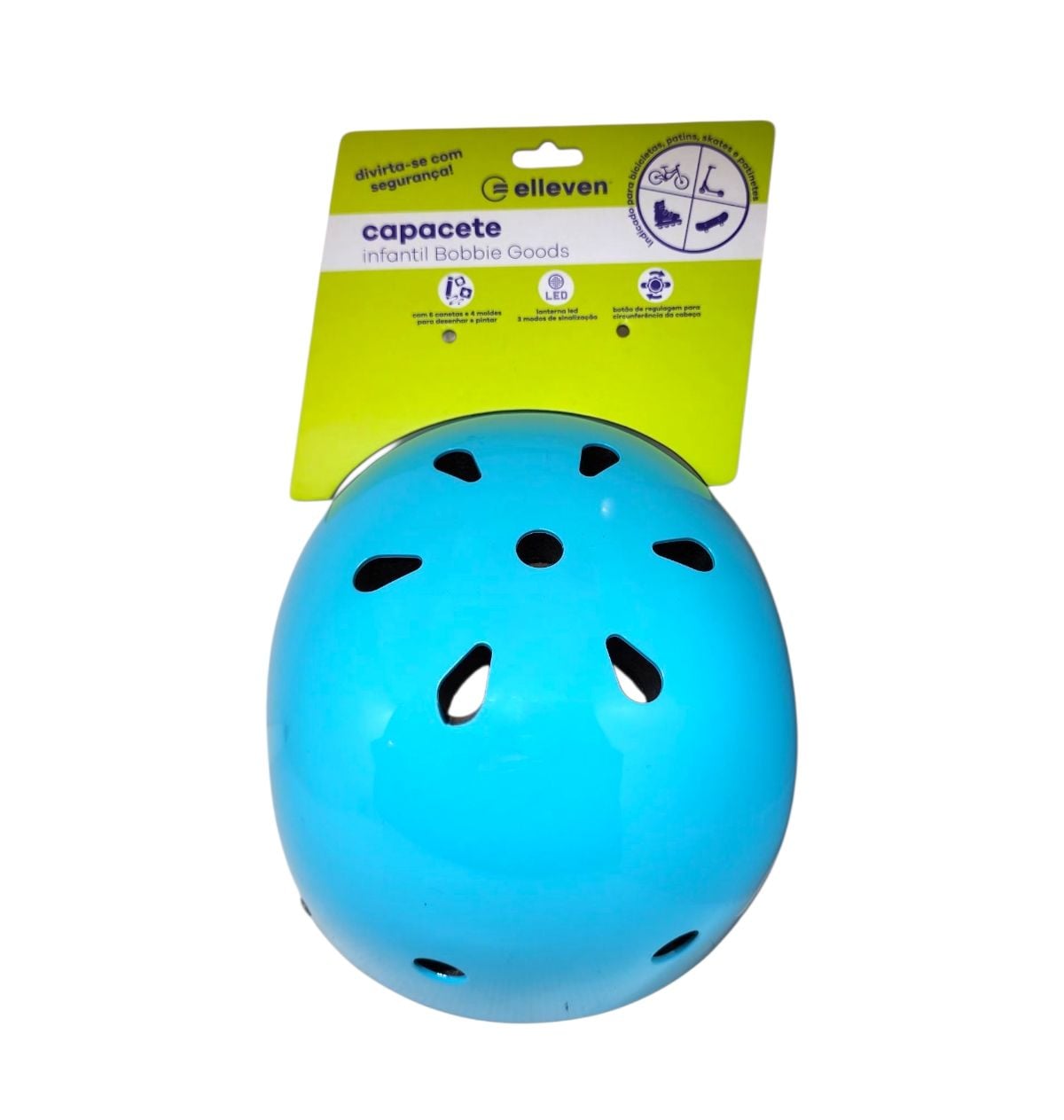 CAPACETE INFANTIL BOOBIE GOODS TAMANHO ÚNICO AZUL