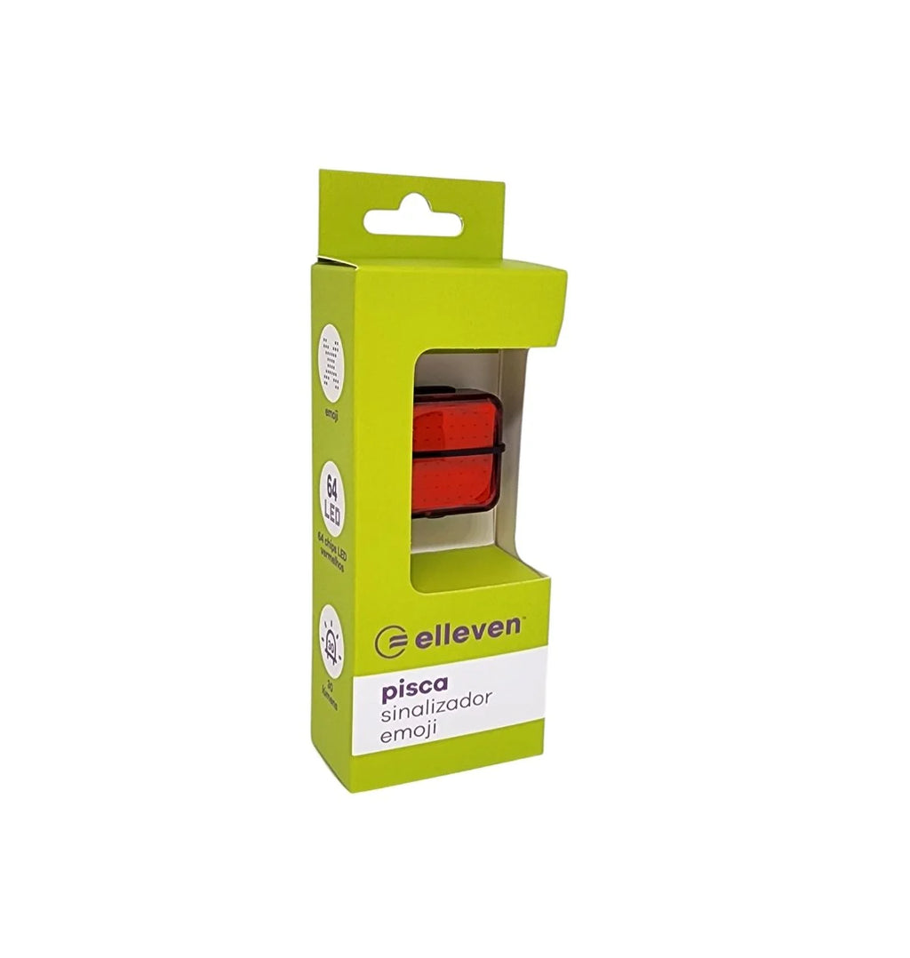 Pisca Elleven Sinalizador Emoji 30lm 64 Chips