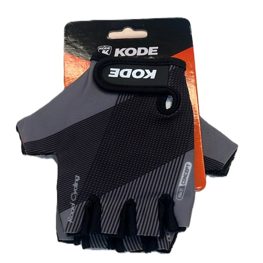 Luva Aberta Kode For Racing Preto/Cinza - GG