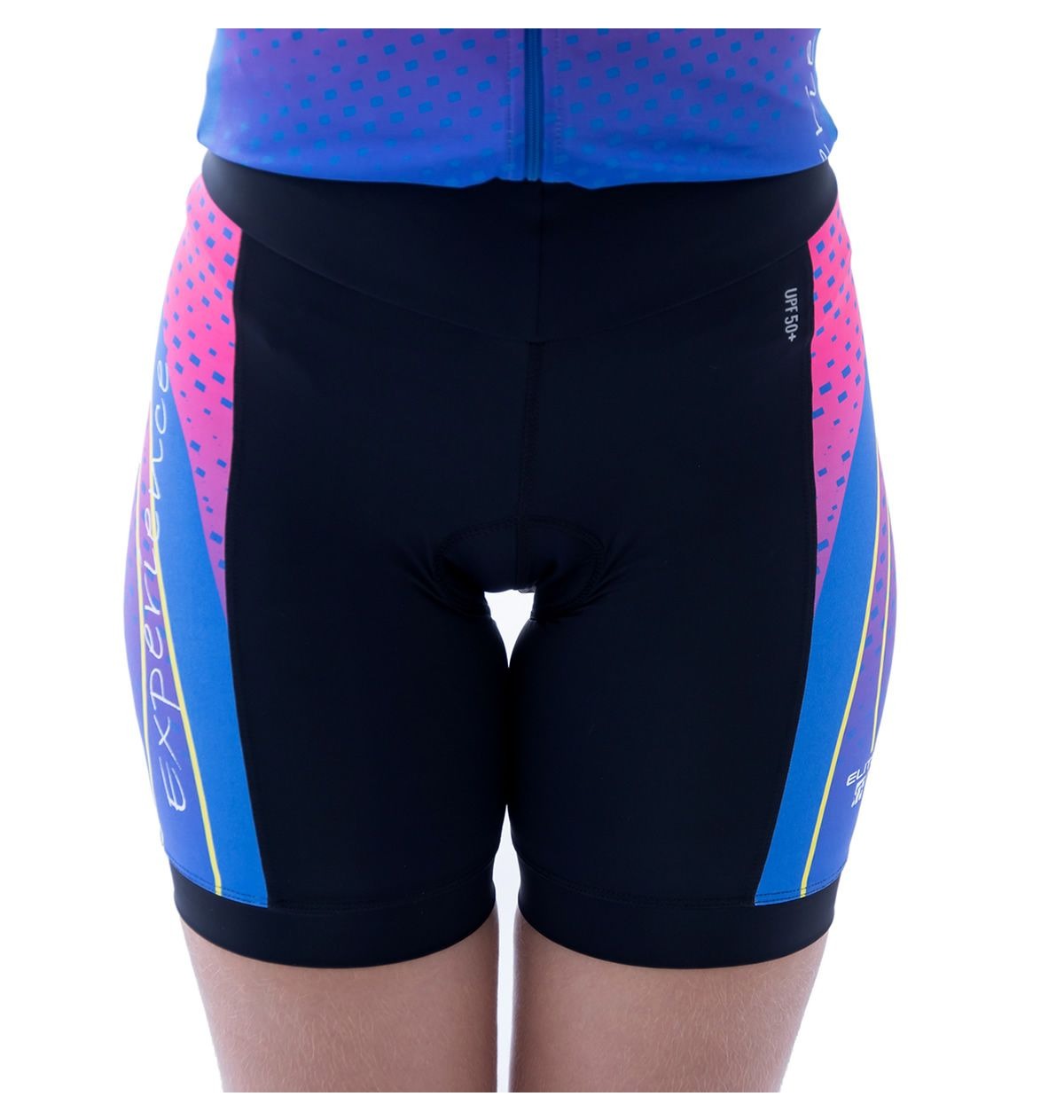 Bermuda ELITE Fem P/ Ciclista UV PROTECTION 12 PRETO