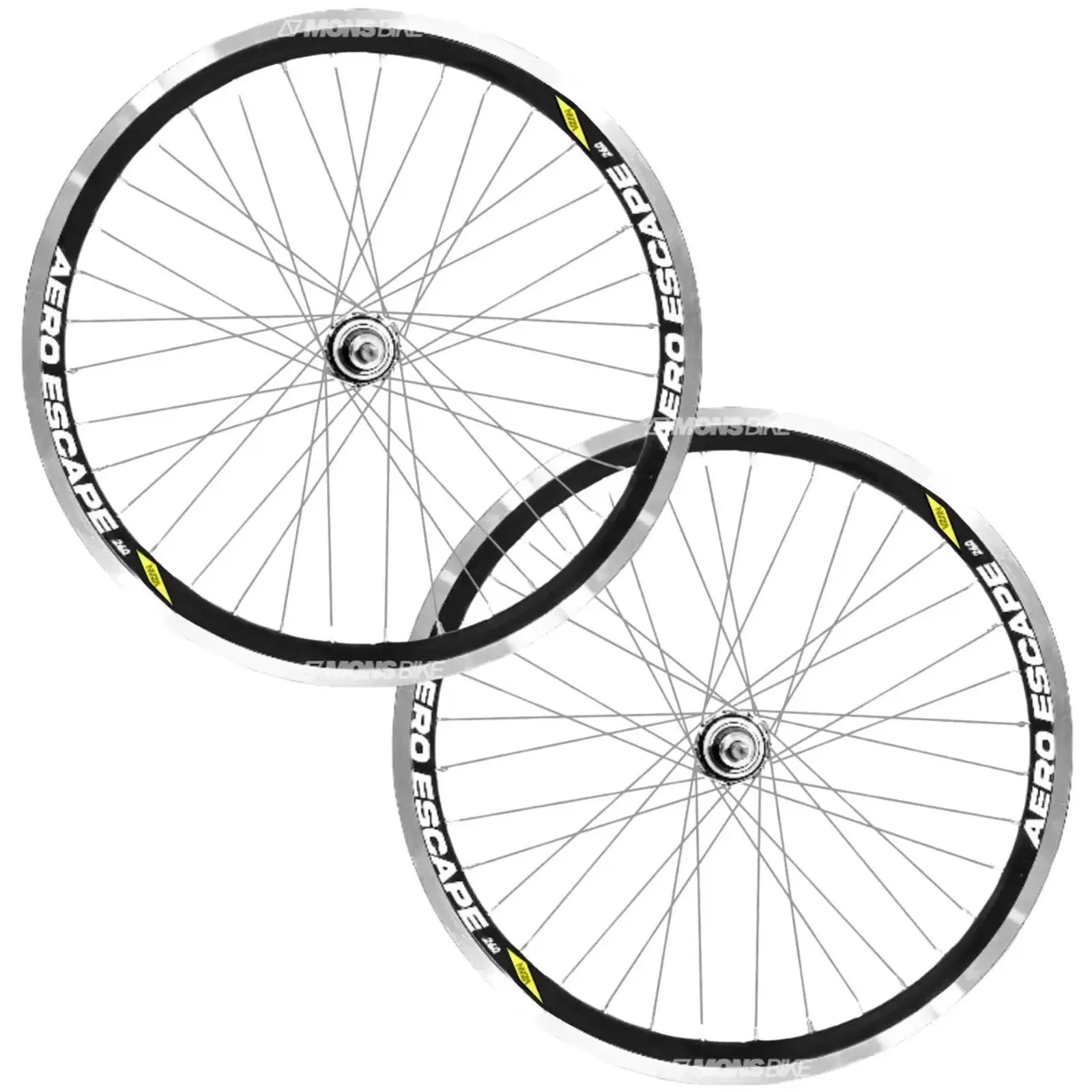 RODAS 26 ARO AERO SCAPE CUBO AÇO RAIO ZINCADO PRETO