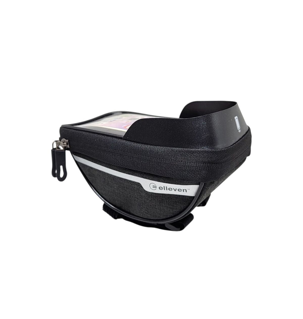 Bolsa De Sup. Guidão 1,4 Lt Impermeável C/ Zíper Porta Celular Touch Preto
