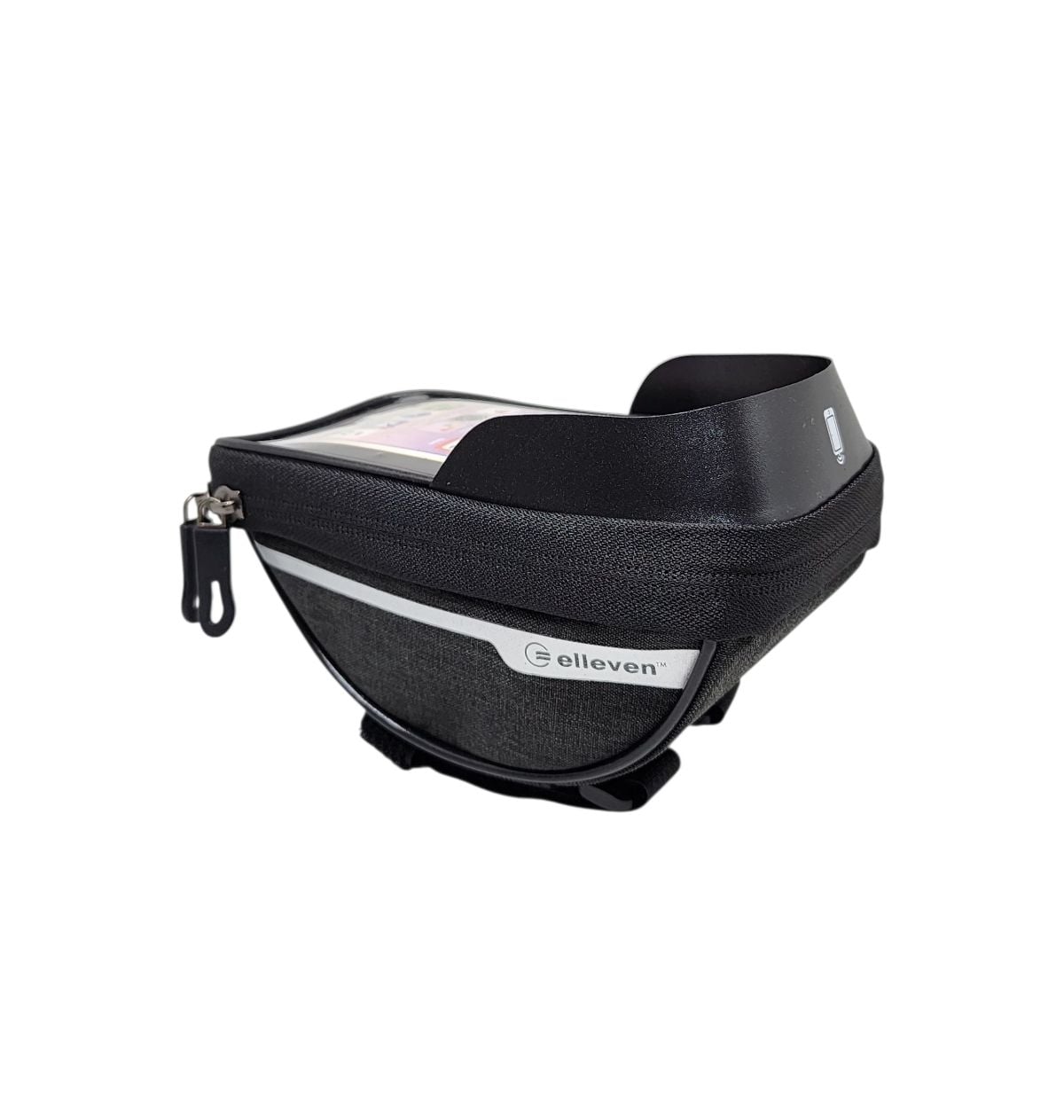 Bolsa De Sup. Guidão 1,4 Lt Impermeável C/ Zíper Porta Celular Touch Preto