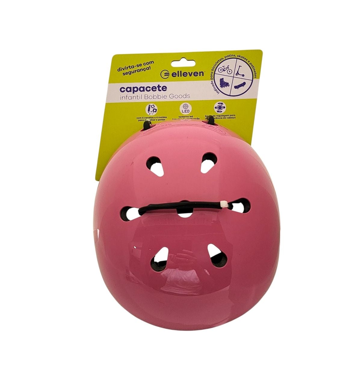 CAPACETE INFANTIL BOOBIE GOODS TAMANHO ÚNICO ROSA