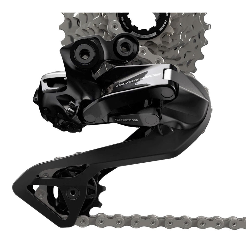 CÂMBIO TRAS SHIMANO DURA ACE DI2 RD-R9250 (2X12) (IRDR9250F) - PRATA
