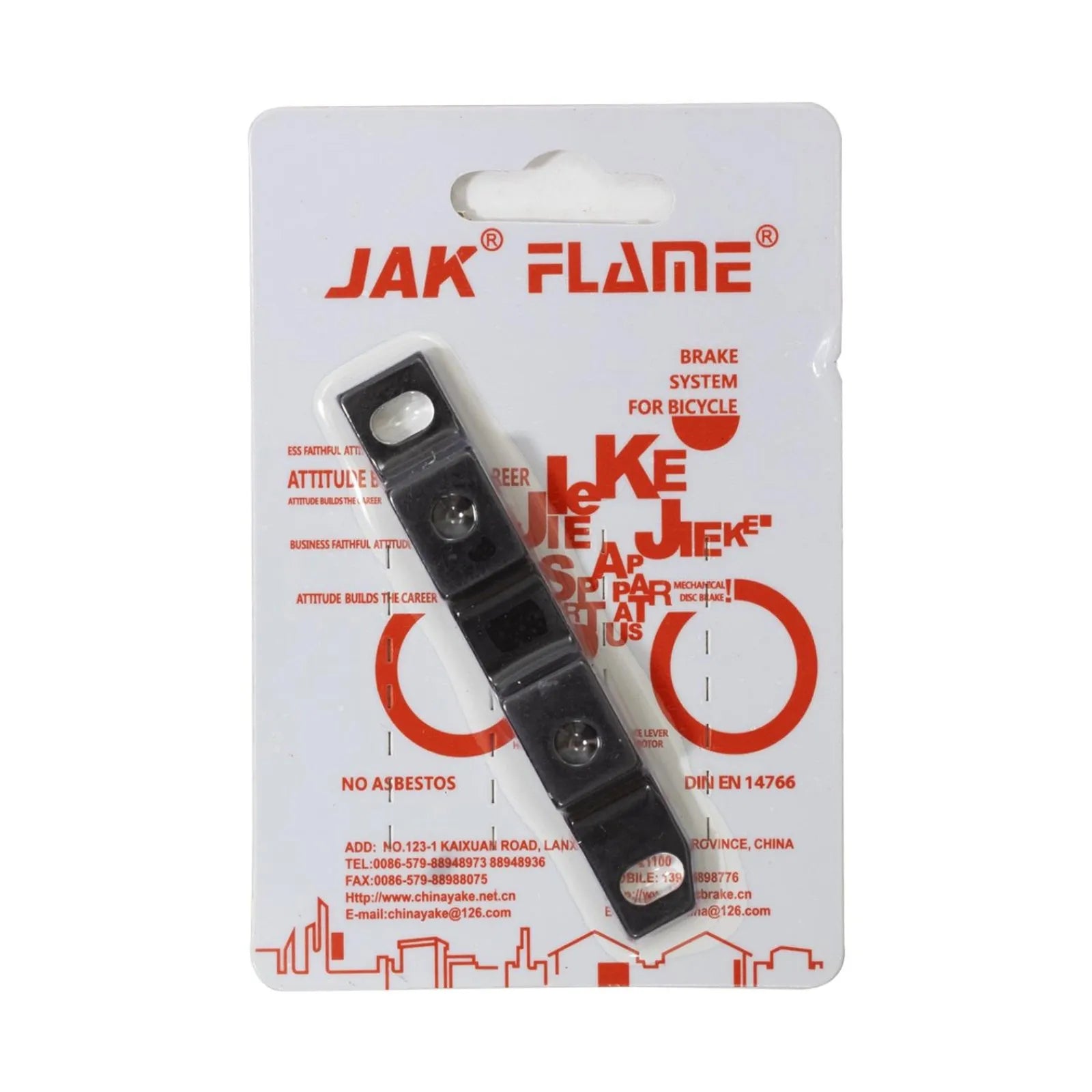 ADAPTADOR DE FREIO DIANTEIRO JAK P/ FREIO FLAT MOUNT 160MM - PRETO