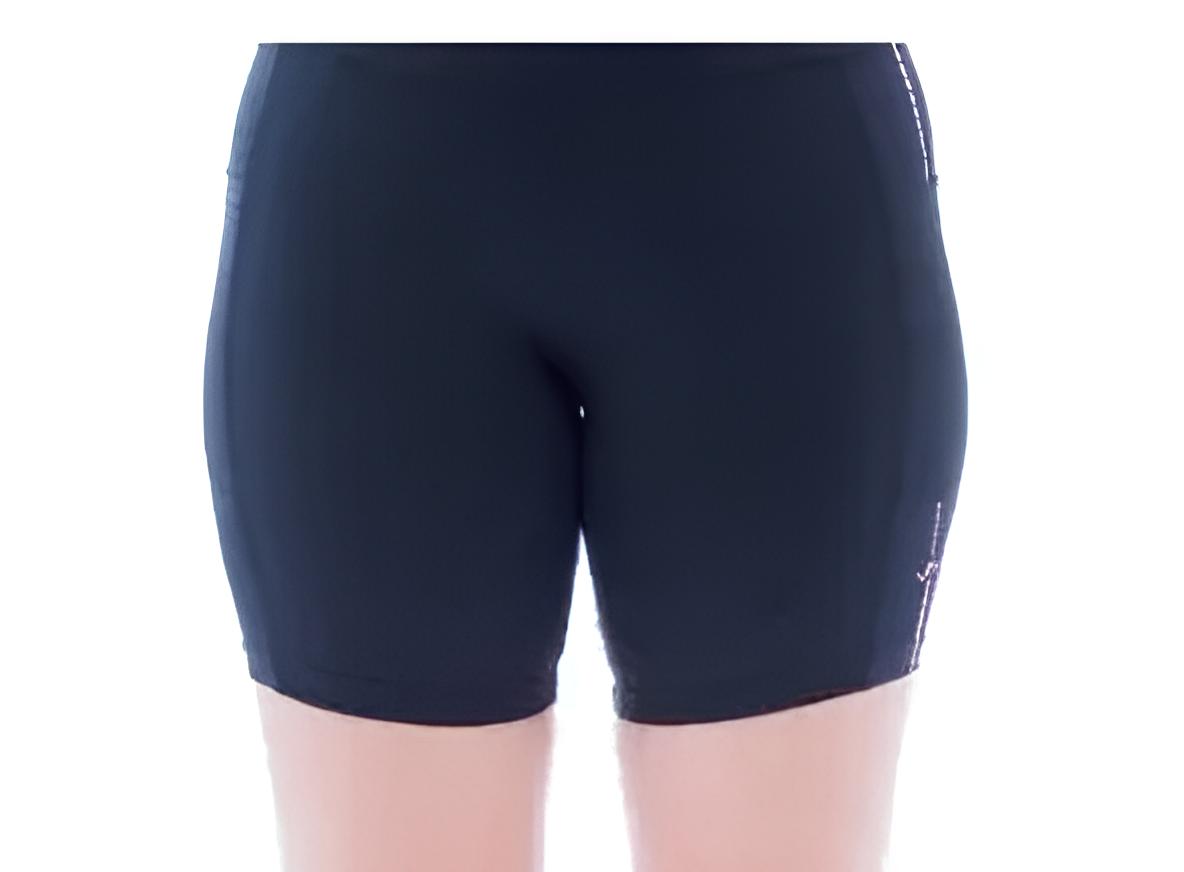 Bermuda ELITE Feminina P/ Ciclista COLORS/UV PROTECTION M PRETO