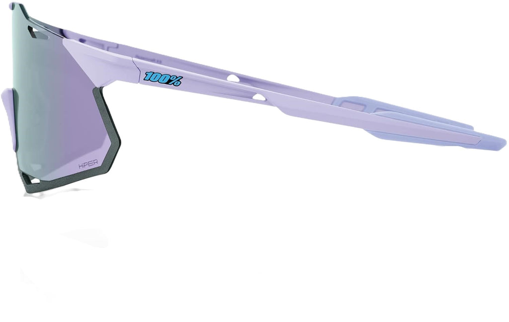 OCULOS 100% HYPERCRAFT XS - SOFT TACT LAVENDER - HIPER LAVENDER MIRROR LENS PRETO