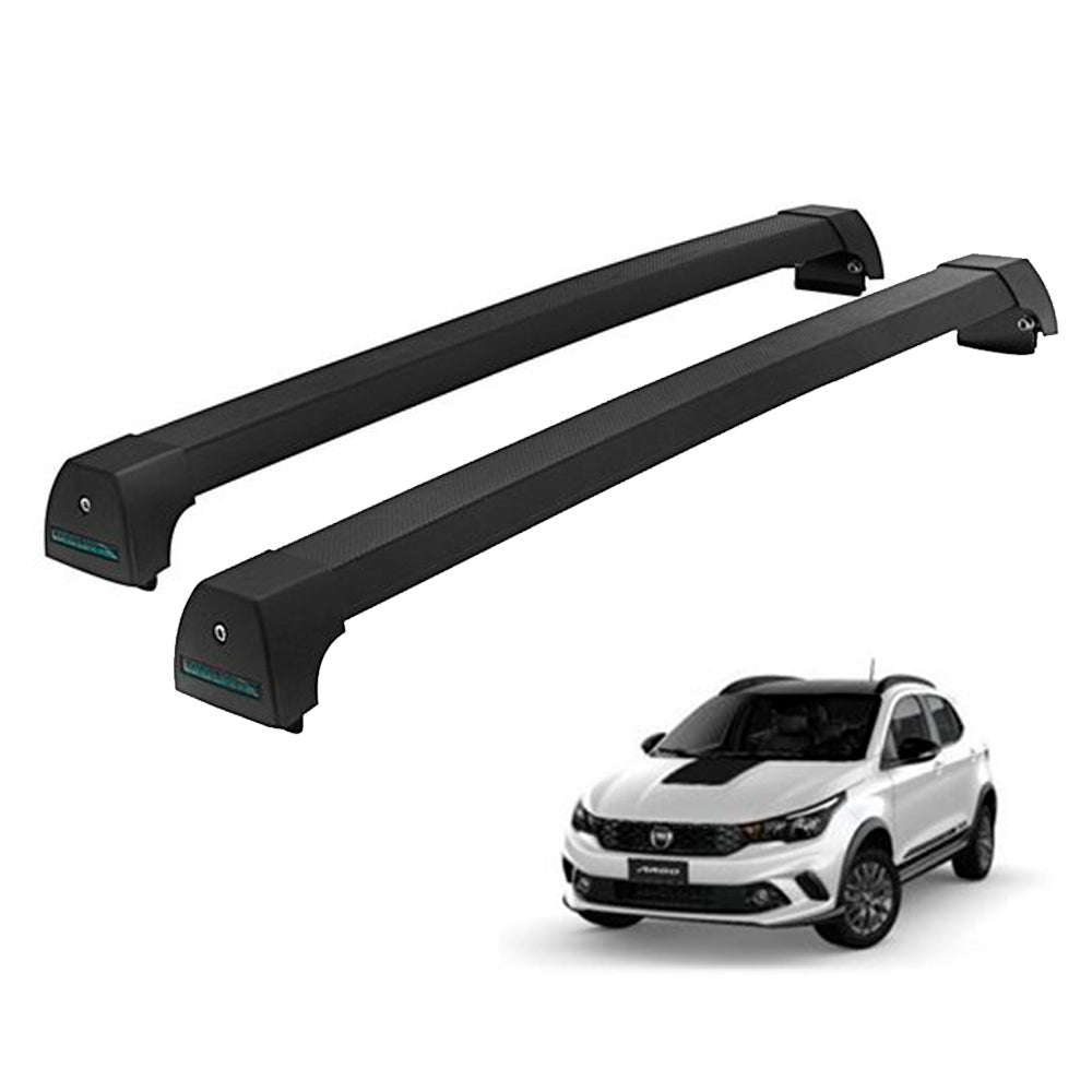RACK DE TETO LONG LIFE SPORT ALUM. P/ FIAT ARGO TREKKING 2019+ C/LONGARINA (PART)