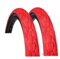 PNEUS 26X2.50 VEE RUBBER FLAME 22TPI (VRB287) VERMELHO 2 UN