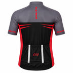 CAMISA CICLISMO REFACTOR SOUTH PRETO/CINZA/VERMELHO