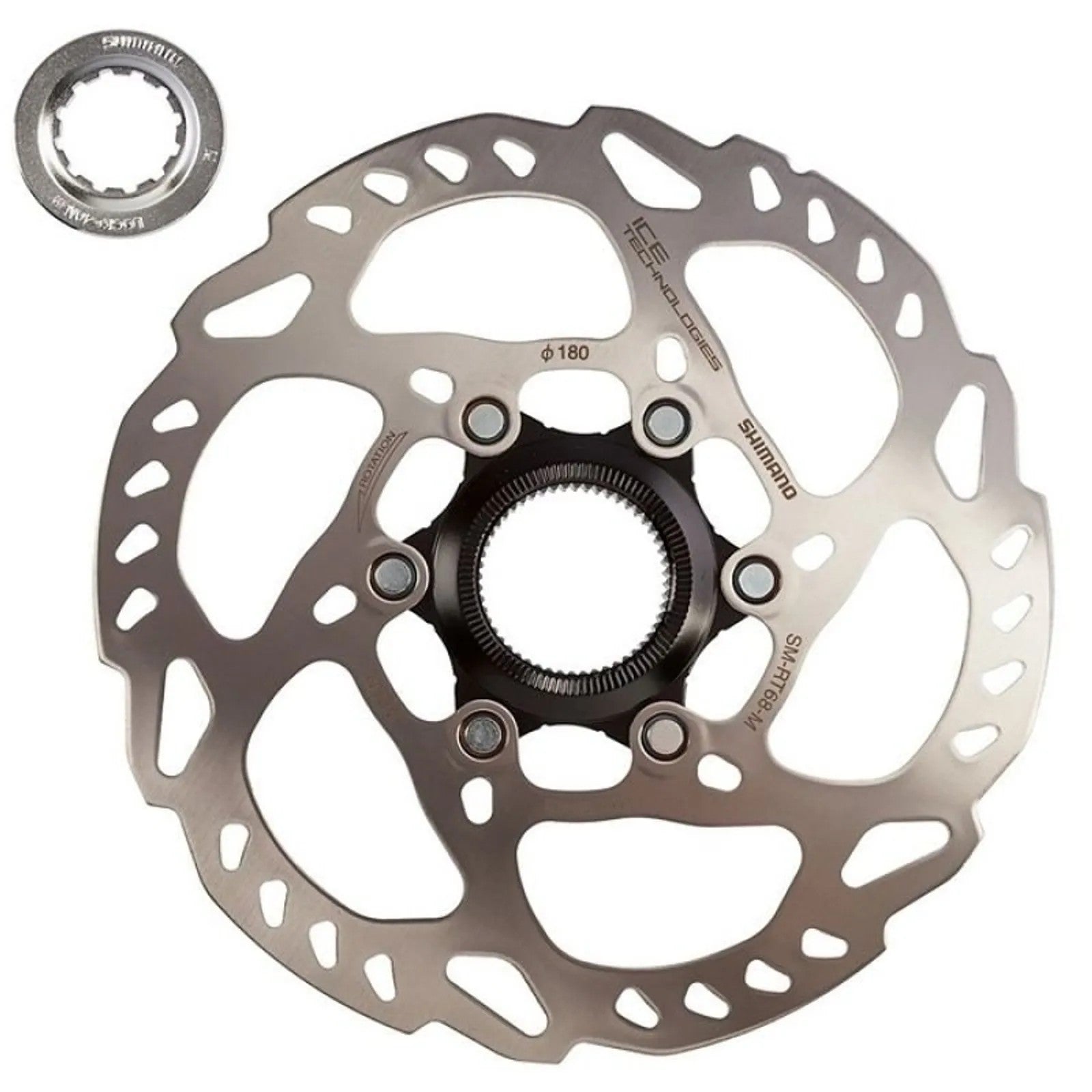 ROTOR DE FREIO A DISCO SHIMANO C. LOCK ICETECH SLX/ZEE RT68 160mm