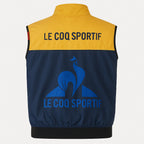 COLETE CORTA VENTO LE COQ SPORTIF CLIPPING AZUL/AMARELO - P