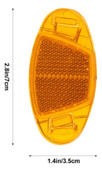 KIT 2 REFLETOR DE RODA - OVAL AMARELO