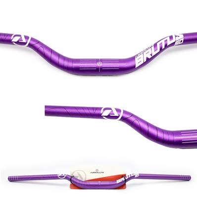 GUIDAO 31.8 ALUMINIO BRUTUS 780X50MM PRETO/ROXO