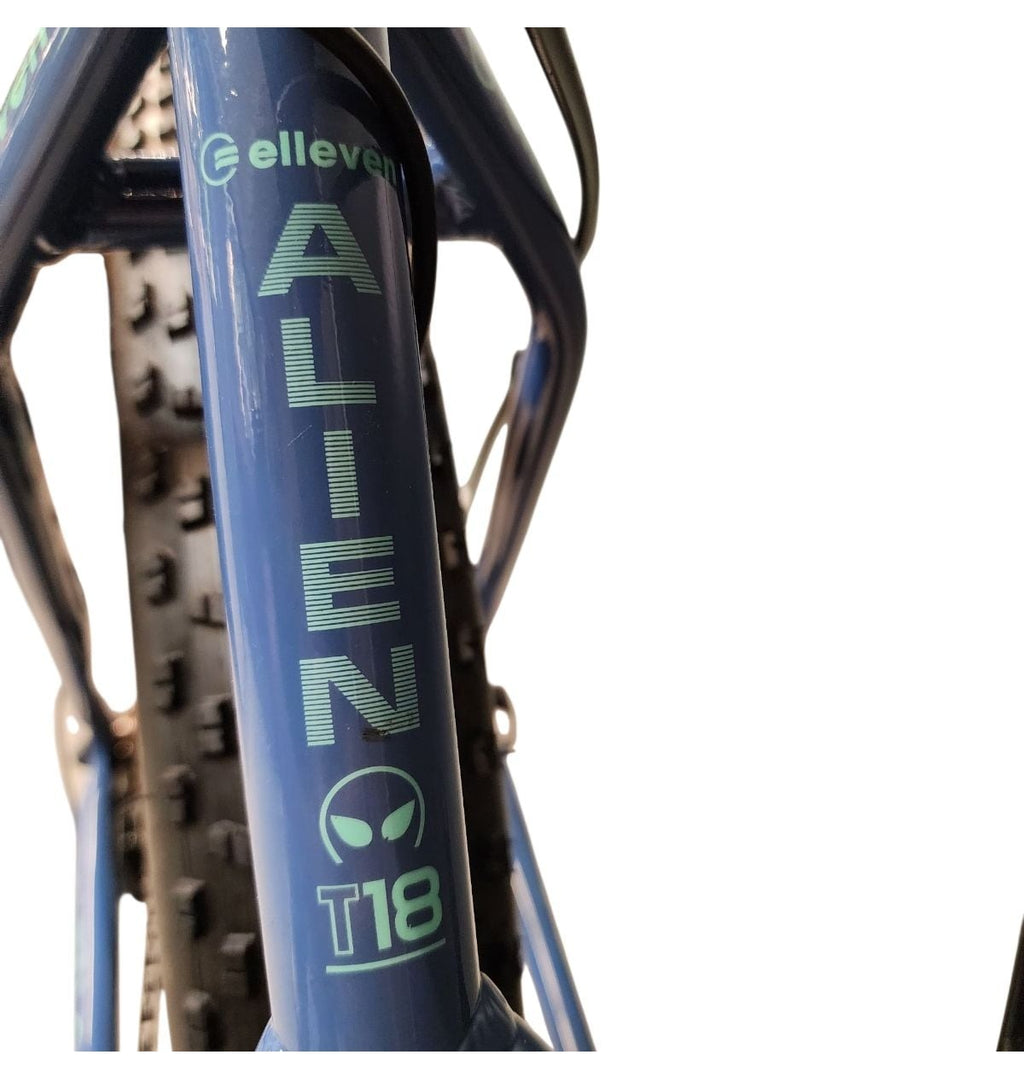 Bicicleta 26 Elleven Alien Fat Bike 21v Shimano Azul/Verde
